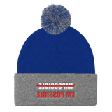 "I'm Possible" Pom Pom Knit Cap