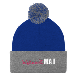 "I AM Beautiful" Pom Pom Knit Cap