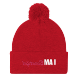 "I AM Beautiful" Pom Pom Knit Cap