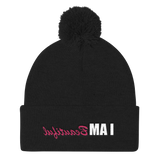 "I AM Beautiful" Pom Pom Knit Cap