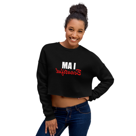 "I AM Beautiful" Crop Sweatshirt