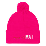 "I AM Enough" Pom Pom Knit Cap