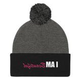 "I AM Beautiful" Pom Pom Knit Cap