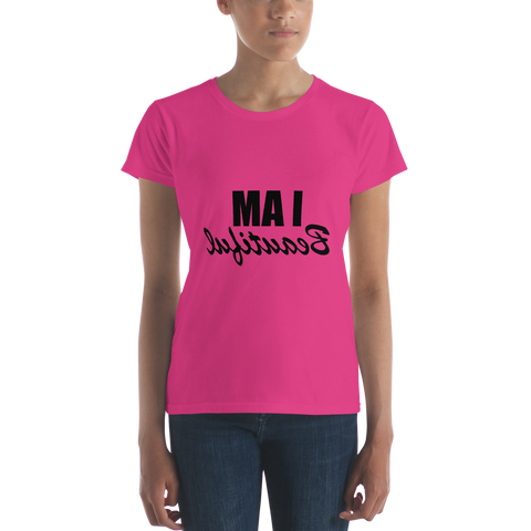 "I AM Beautiful" Women's short sleeve t-shirt